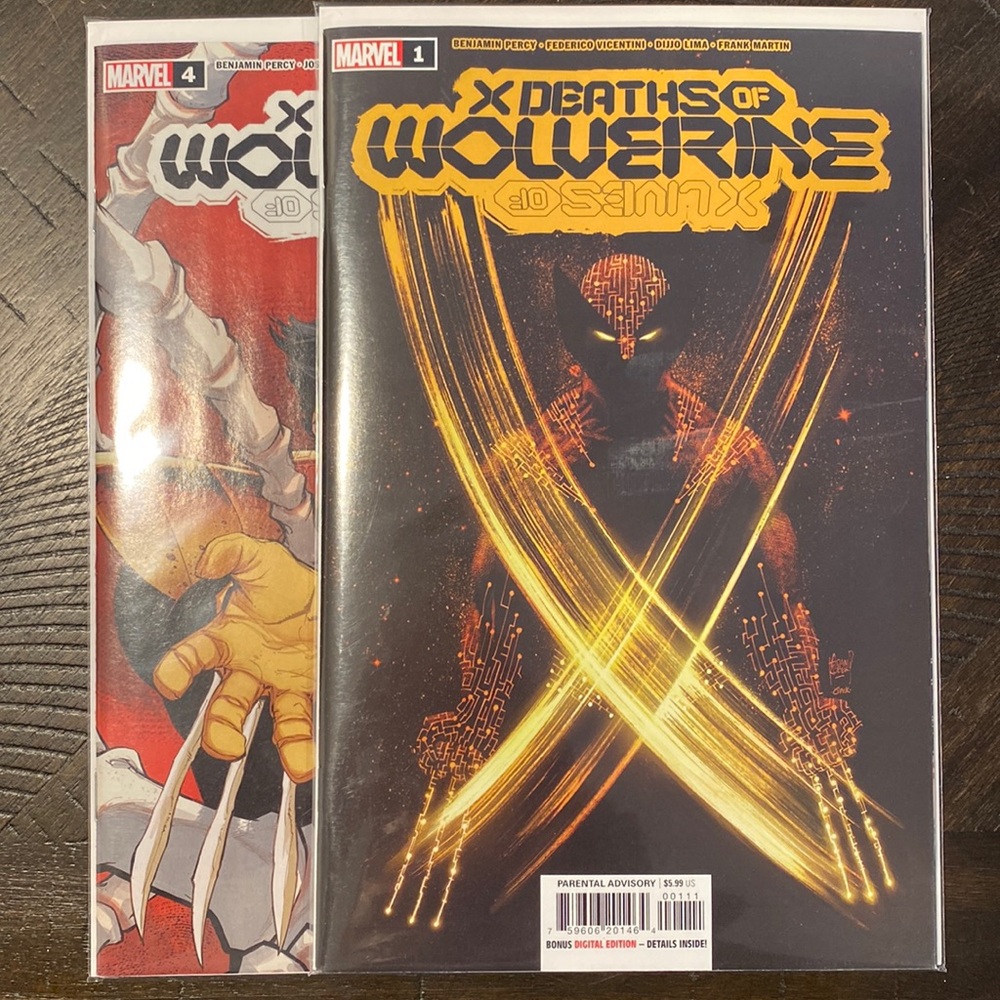X- lives of wolverine 2-book lot